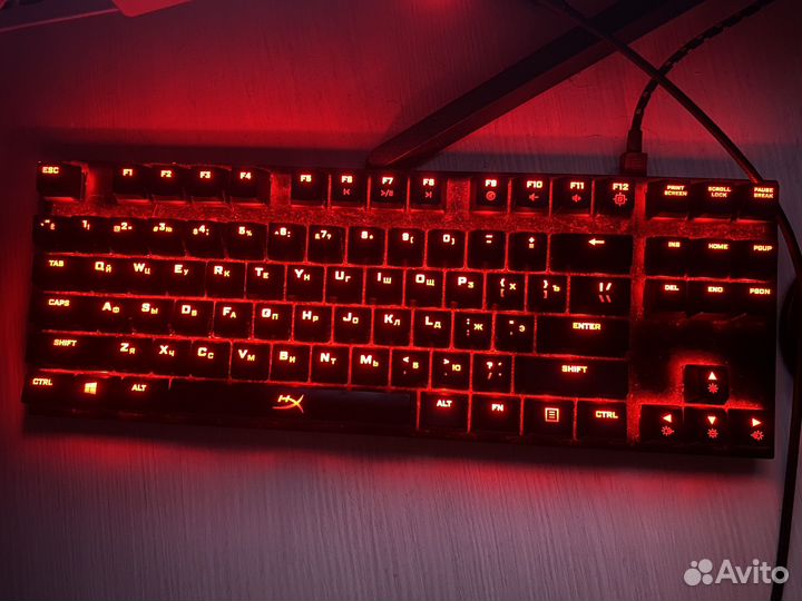 Клавиатура HyperX alloy fps pro cherry mx red