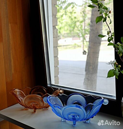 Салатник, ваза для фруктов арт деко