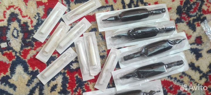 Расходники для тату. Держатели,носики, иглы