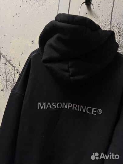 Худи Mason Prince Black Logo Over Оригинал