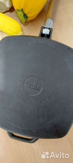 Чугунная сковорода гриль