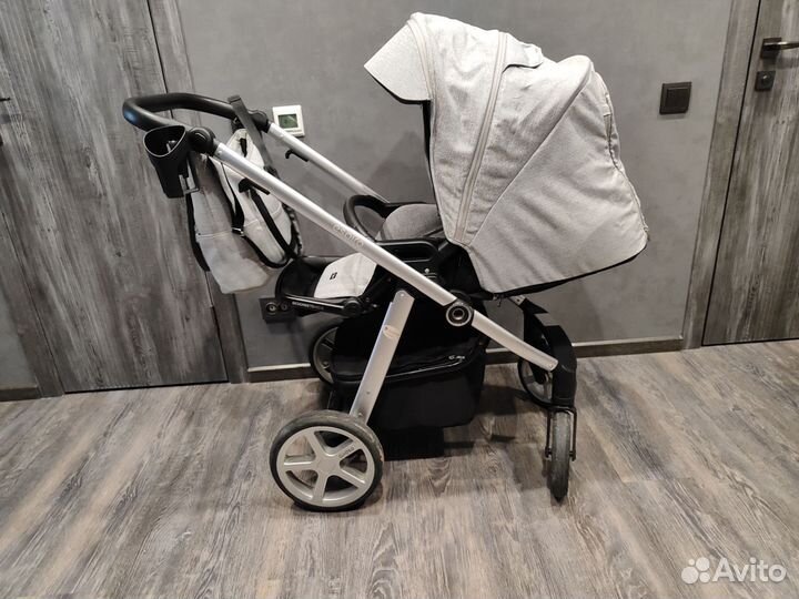 Коляска 2 в 1 Espiro Next upсеребристый