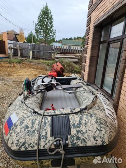 Лодка надувная моторная solar-500 jet tunnel