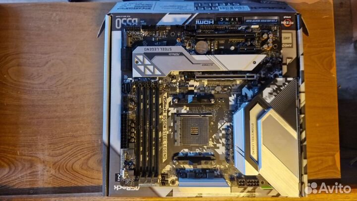 Материнская плата Asrock b550m steel legend