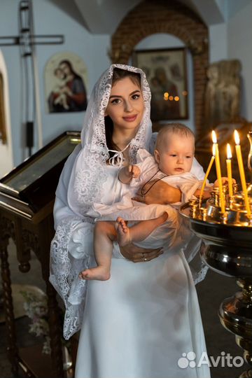 Платье белое миди