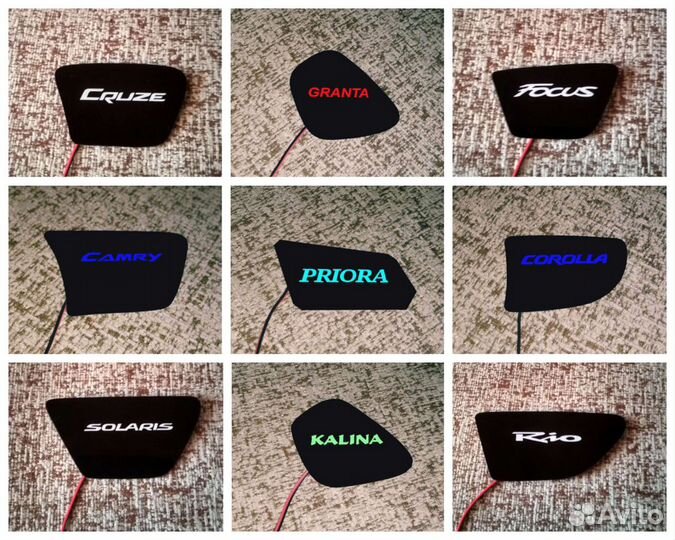 Led подсветка салонных ручек дверей