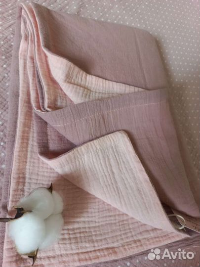 Детский плед из муслина