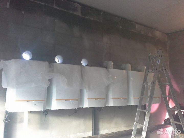 Конденсационный котел 1 конт 45 квт турбо Италия