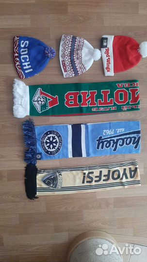 Шарфы, шапки спортивные