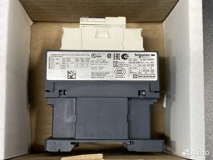 Schneider Electric LC1D12M7 новый, 1 шт
