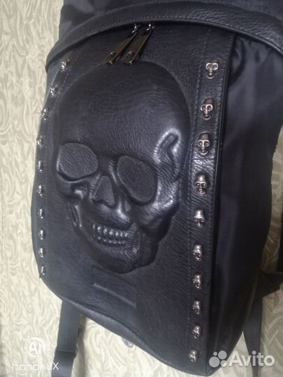 Моторюкзак, панкрок с капюшоном