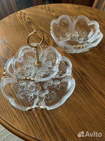 Ваза, этажерка-ваза для фруктов, десертов