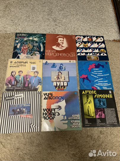 Виниловые пластинки СССР