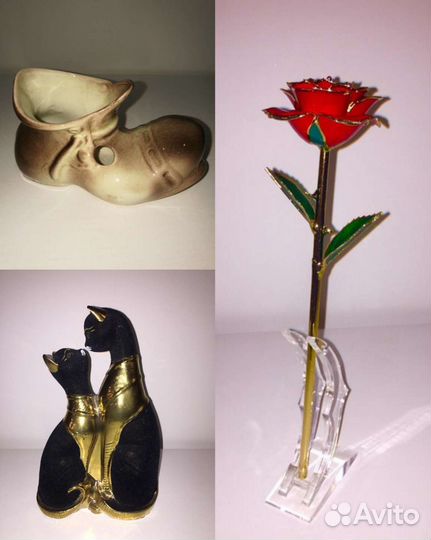 Статуэтки фарфор, керамика, пластик