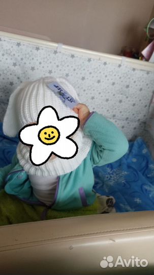 Шапка-шлем на флисе детская