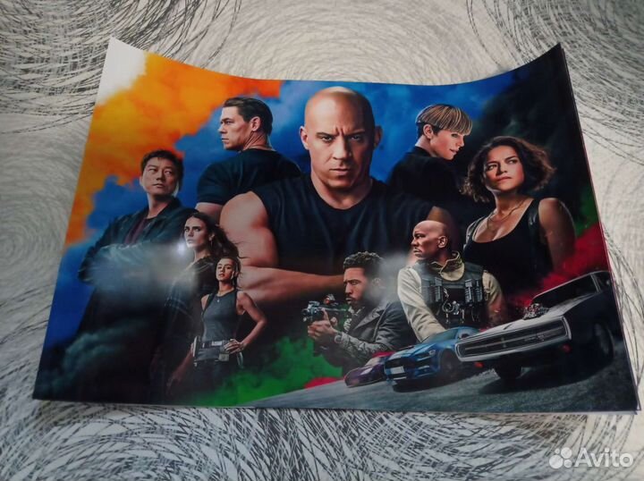 Постер из кинофильма Форсаж Fast and Furious