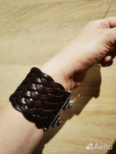 Кожаный браслет Uno de 50 оригинал 14 см