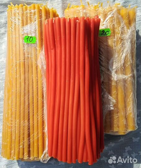 Свечи восковые, сретенские свечи