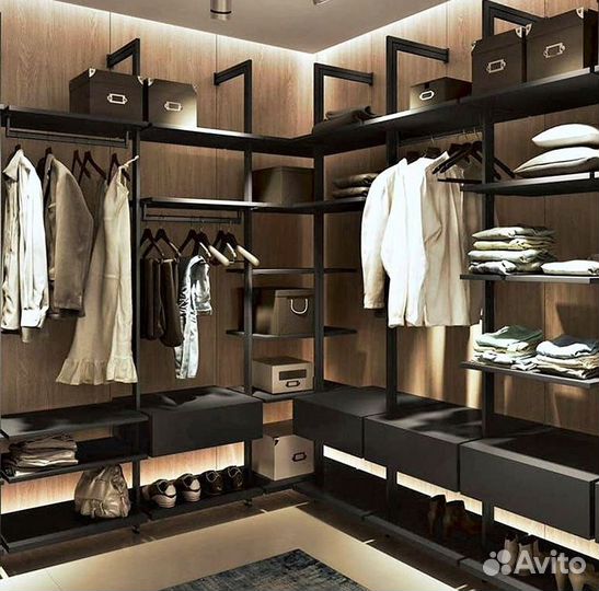 Гардеробная loft