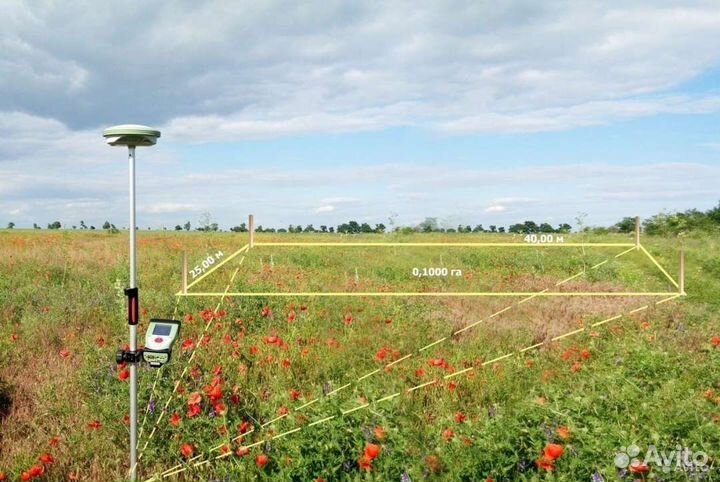 Вынос границ участка / геодезист / топосъемка