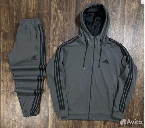 Спортивный костюм мужской Adidas на молнии