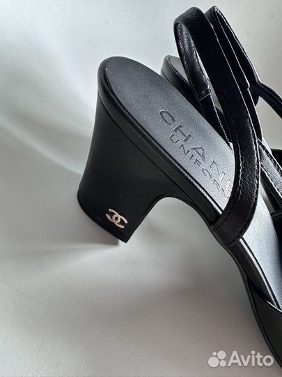 Туфли slingback chanel 39 оригинал