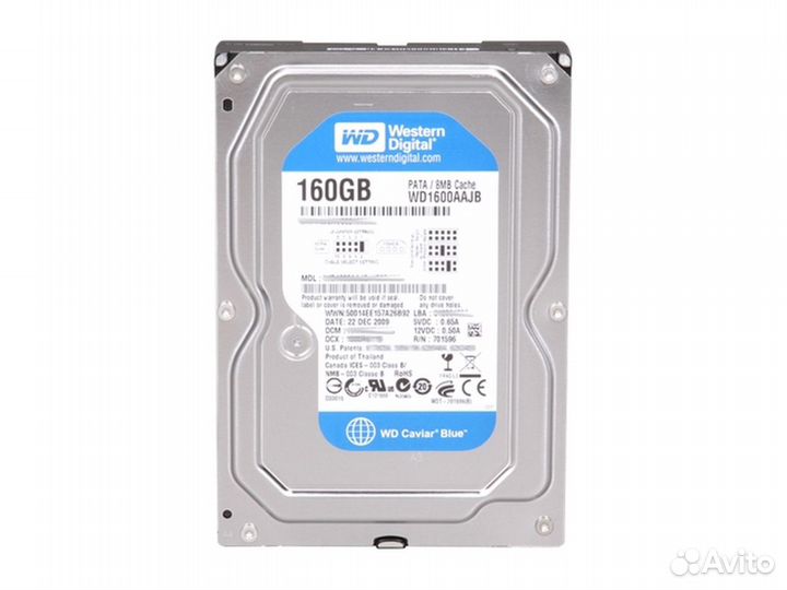 Новый жёсткий диск HDD 160 Gb IDE лот 5шт