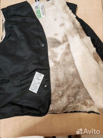 Жилетка мужская меховая