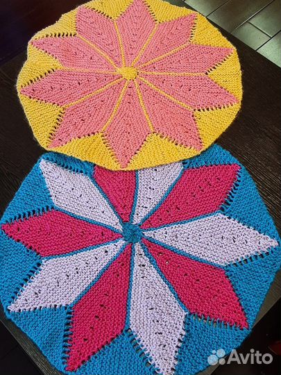 Вязаные салфетки