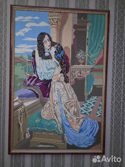 Картина вышитая крестом