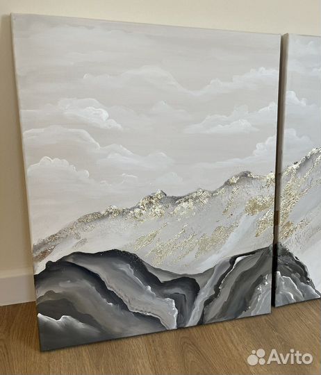 Большая картина в наличии, 60х150 см