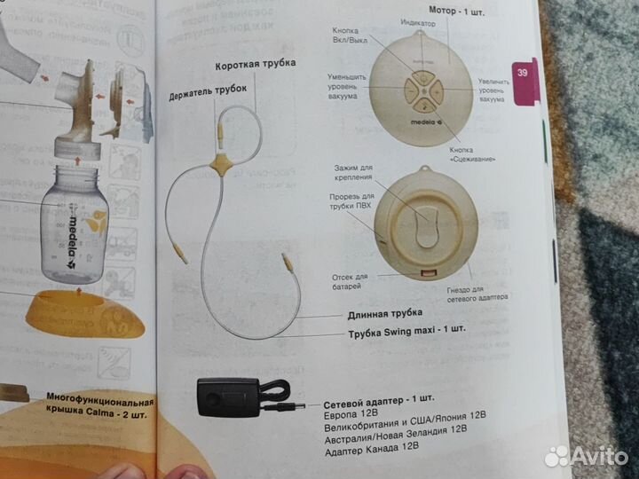 Молокоотсос medela swing электрический