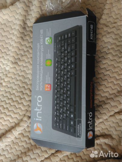 Беспроводная компактная мультимедиа клавиатура