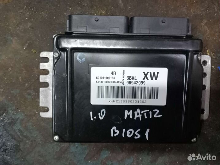 Эбу двигателя Daewoo matiz 1.0