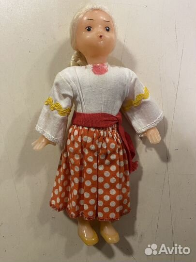 Кукла Паричковая СССР 18см