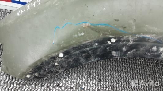 Крыло переднее левое mitsubishi pajero 4 (XNI19D90