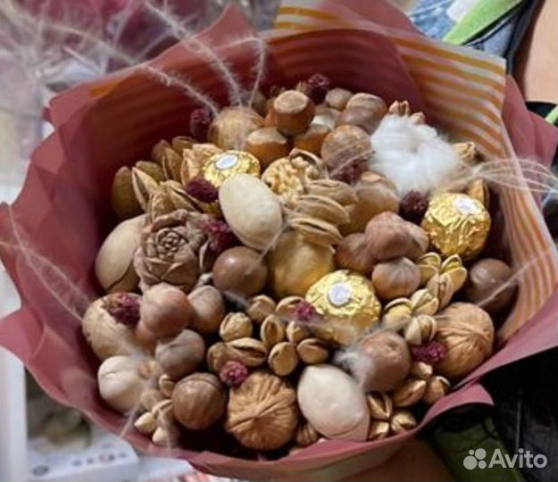 Букеты из сухофруктов, орехов