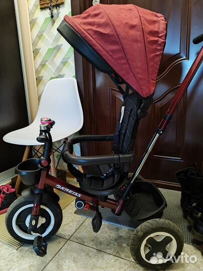 Велосипед с ручкой kreiss