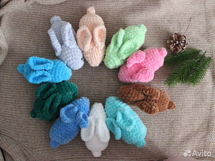 Вязаный зайка