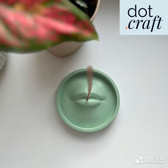 Подставка для благовоний из гипса