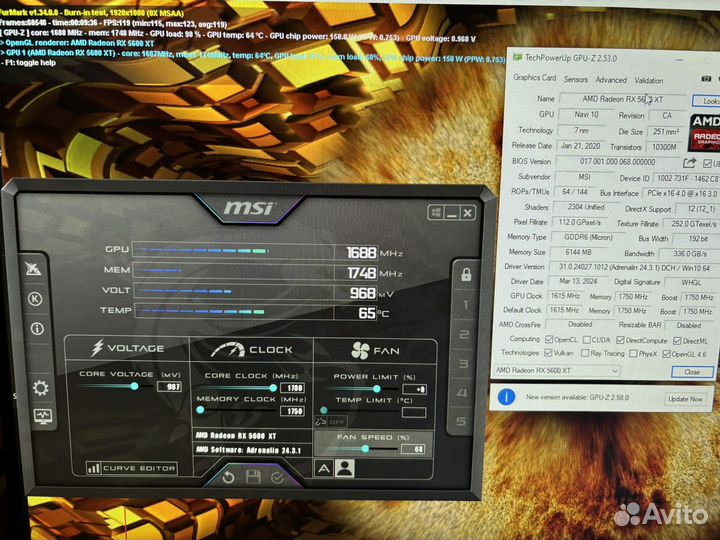 Игровая видеокарта RX 5600 XT