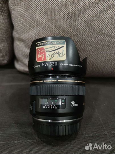 Объектив Canon 28mm 1.8 usm