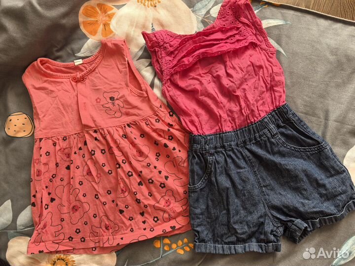 Детские вещи пакетом на девочку 80