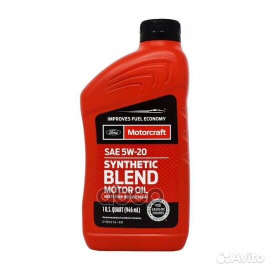Ford Premium Synthetic Blend 5W20 SN, GF-5 Масл