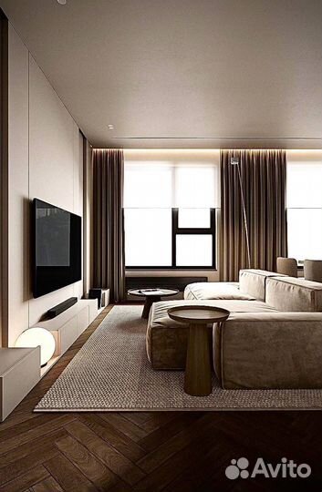 Диван с эффектом шарпея