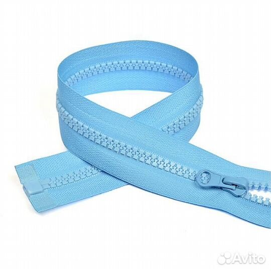 Молния MaxZipper трактор №5, 80см, цв. голубой