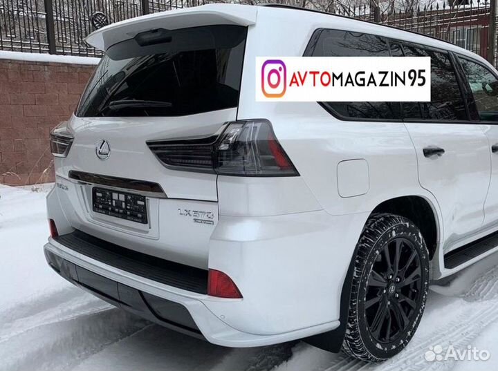 Lexus lx570 фонари black vision