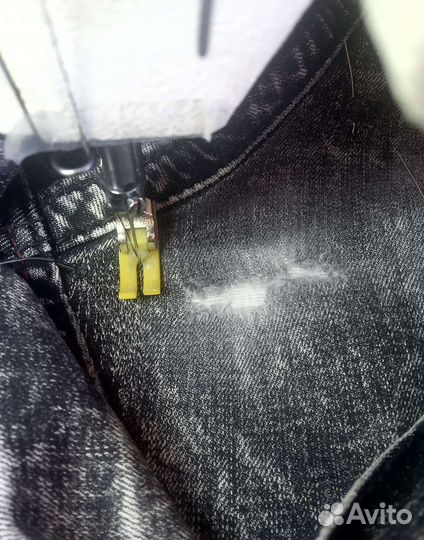 Штопка джинс