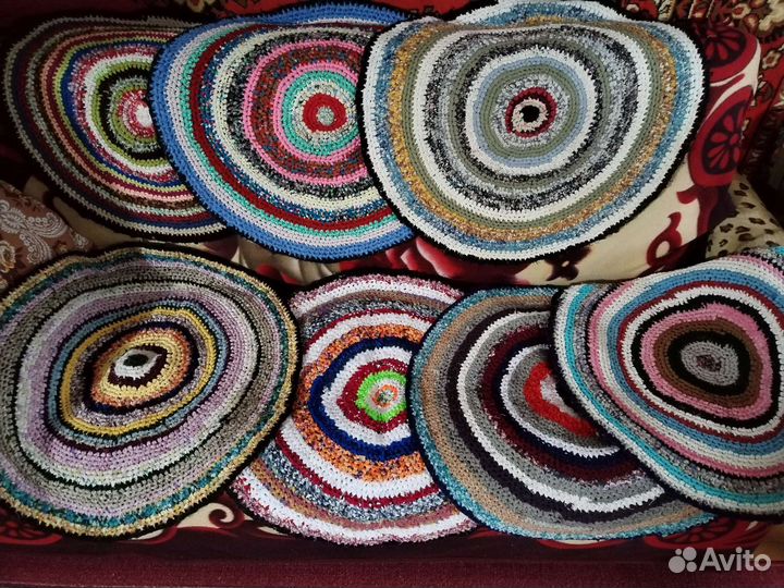 Коврики плетеные