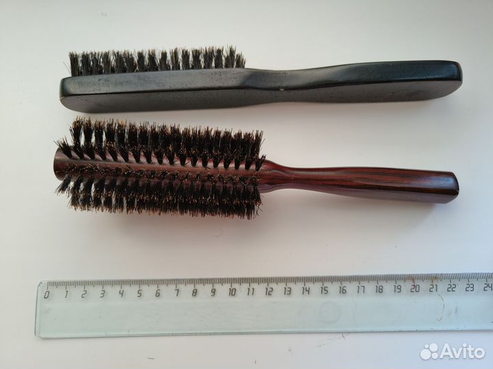 Расческа щётка для волос из натуральной щетины